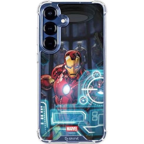 Marvel Iron Man New Armor Galaxy S25 Clear Case